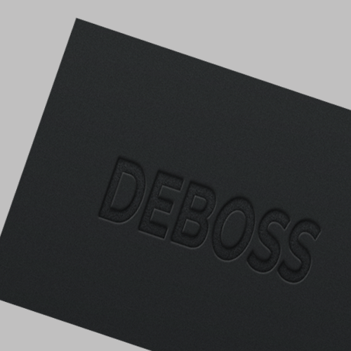 Debossing
