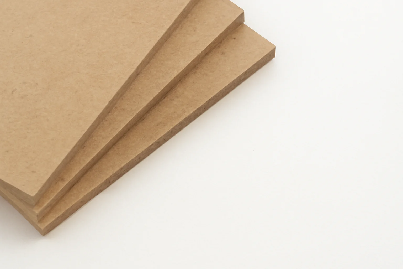 Rigid chipboard with food-safe lining
